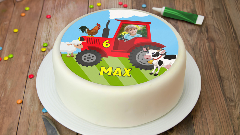 On the Farm Edible Cake & Cupcake Toppers